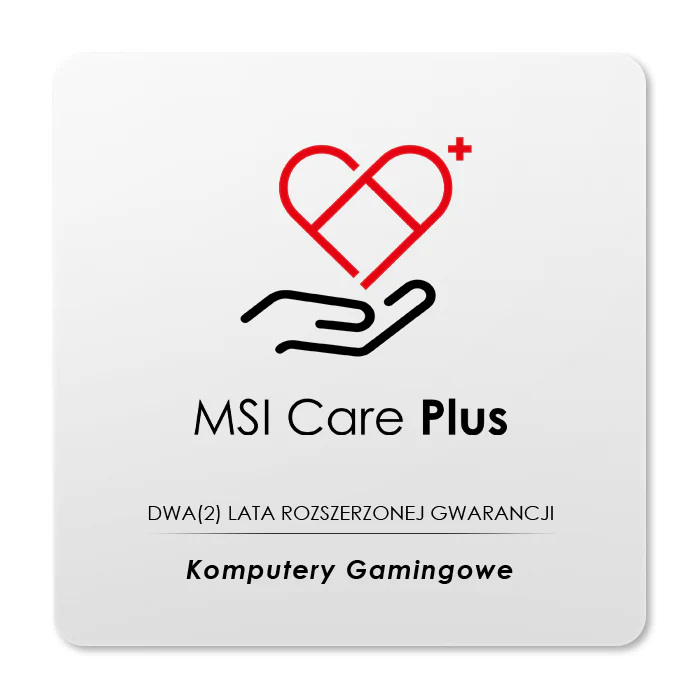 Dwa (2) Lata Rozszerzona Gwarancja na Komputer do Gier (Desktop) | MSI Care