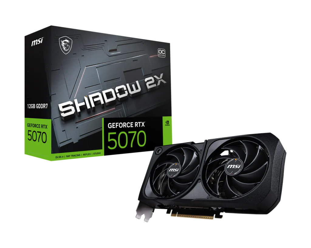 GeForce RTX 5070 12G SHADOW 2X OC | Karty graficzne