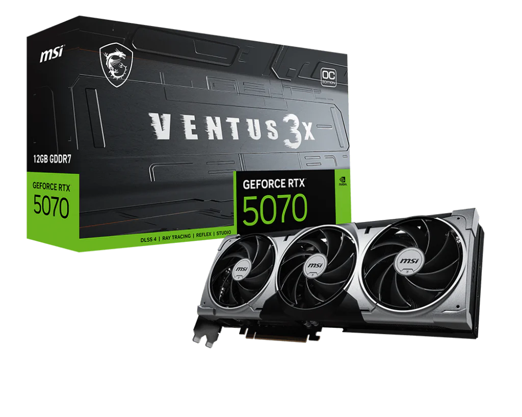 GeForce RTX 5070 12G VENTUS 3X OC | Karty graficzne