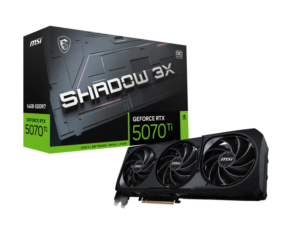GeForce RTX 5070 Ti 16G SHADOW 3X OC | Karty graficzne