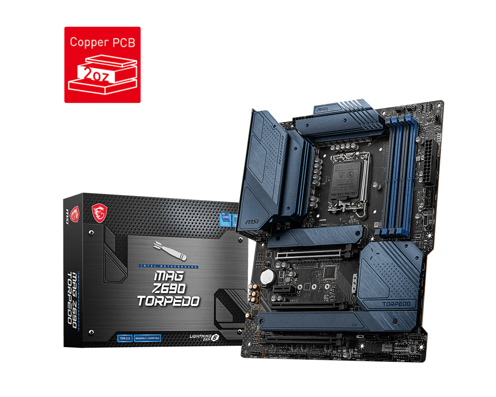 MAG Z690 TORPEDO | Obsługa pamięci DDR5, PCIe Gen 5