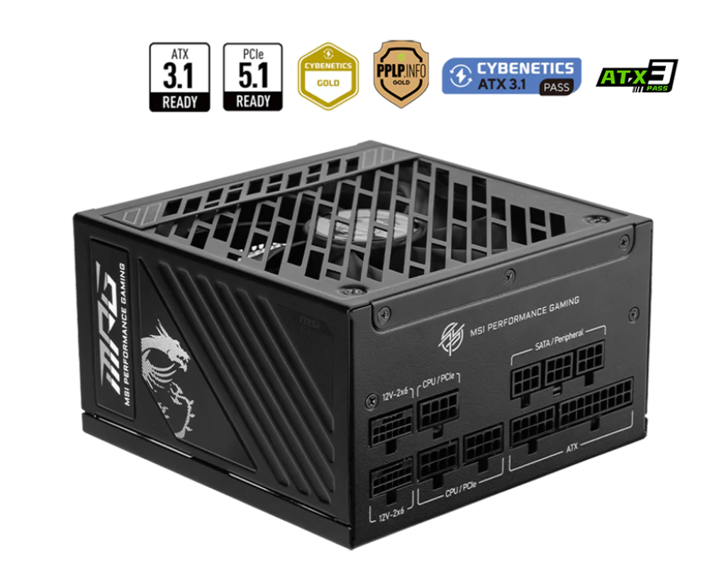 Zasilacz MPG A1000GS PCIE5 - Image 2