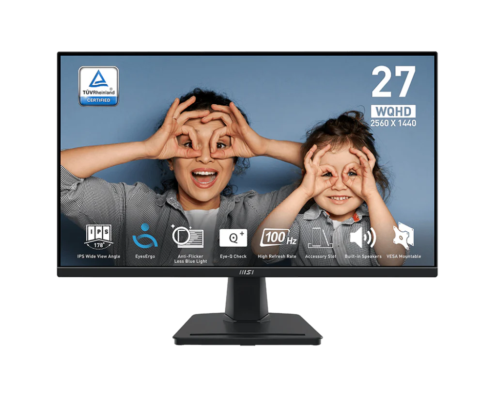 MSI PRO MP275Q – Monitor do pracy i relaksu
