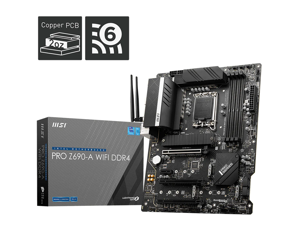 PRO Z690-A WIFI DDR4 | Towar zwrócony, z lekko uszkodzonym opakowaniem
