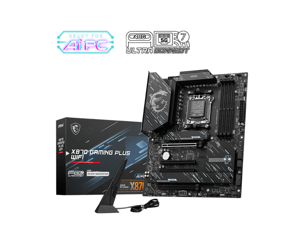 MSI X870 GAMING PLUS WIFI – Stabilna Baza dla Graczy - Image 2